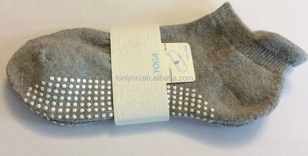 Custom wholesale barre grip socks