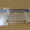 Clear lucite storage trunk acrylic steamer trunk