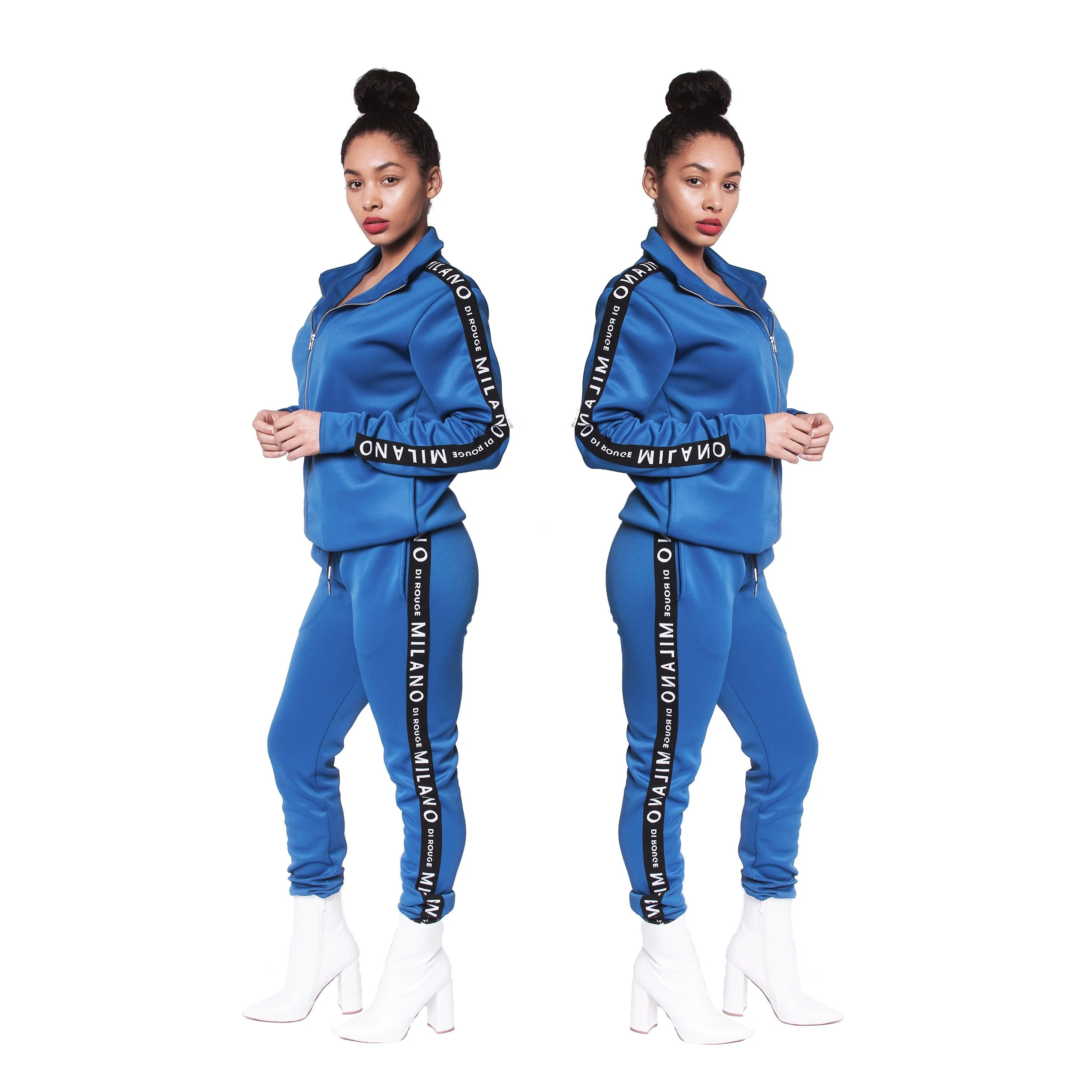 ladies blue tracksuit