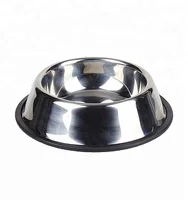 

OEM Color Printed Rubber Bottom Stainless Steel Dog Bowl Pet Feeder Pet Dish