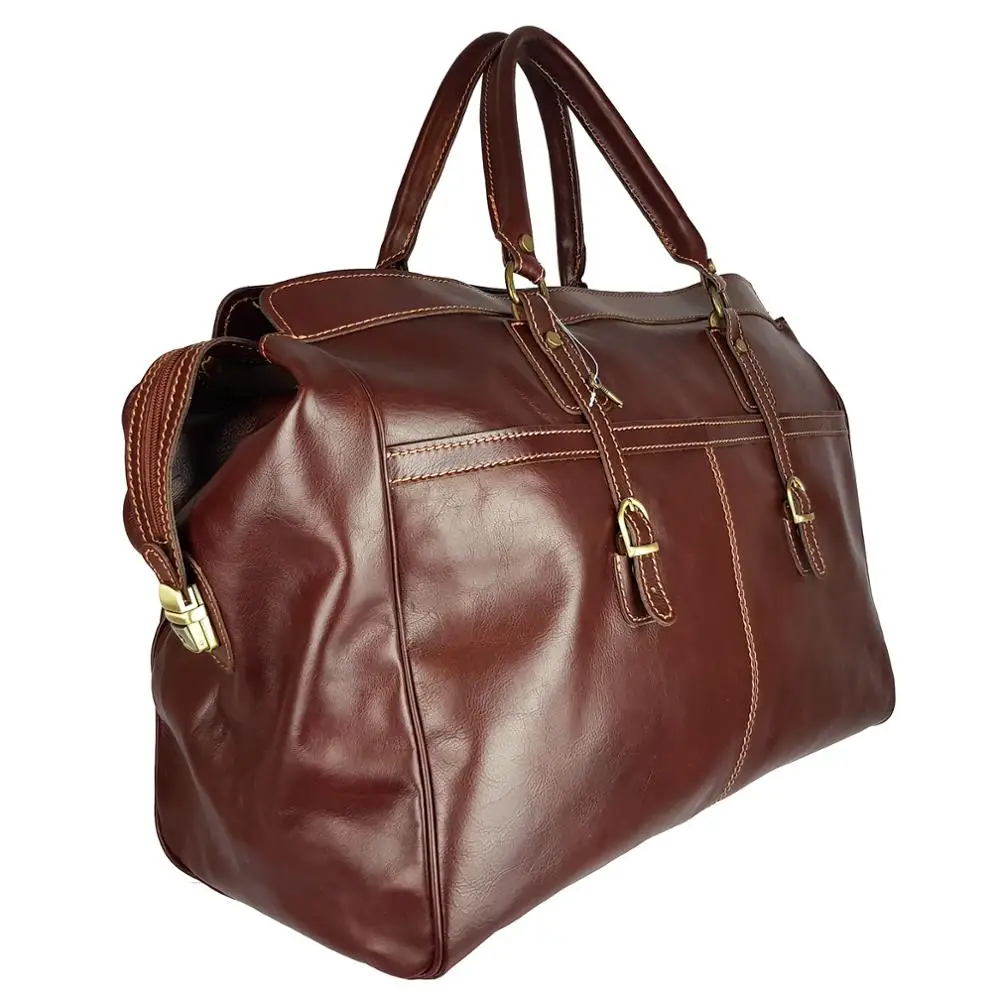 
Duffel Bag for Men Usage Travel Bags Genuine Leather Luxury FG Marco 