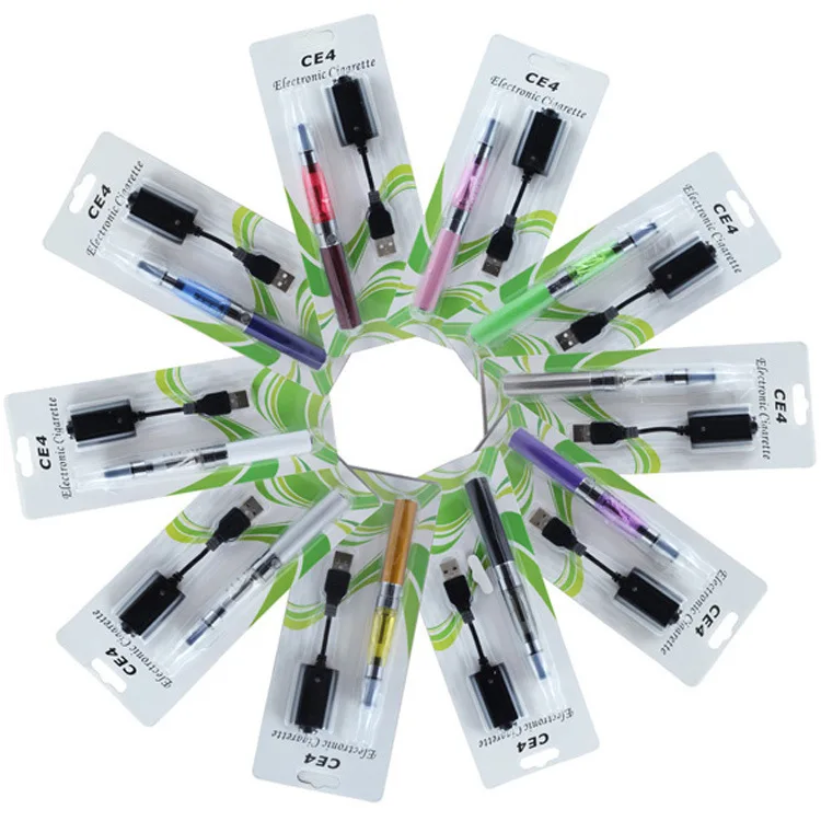 

2019 cheap price ego ce4 electronic cigarette 650mAh vaporizer pen starter kits, Clear;black;purple;yellow;green;white