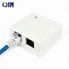 Shenzhen Qin High Quality Surface Wall Mount outlet box RJ45 Cat5e