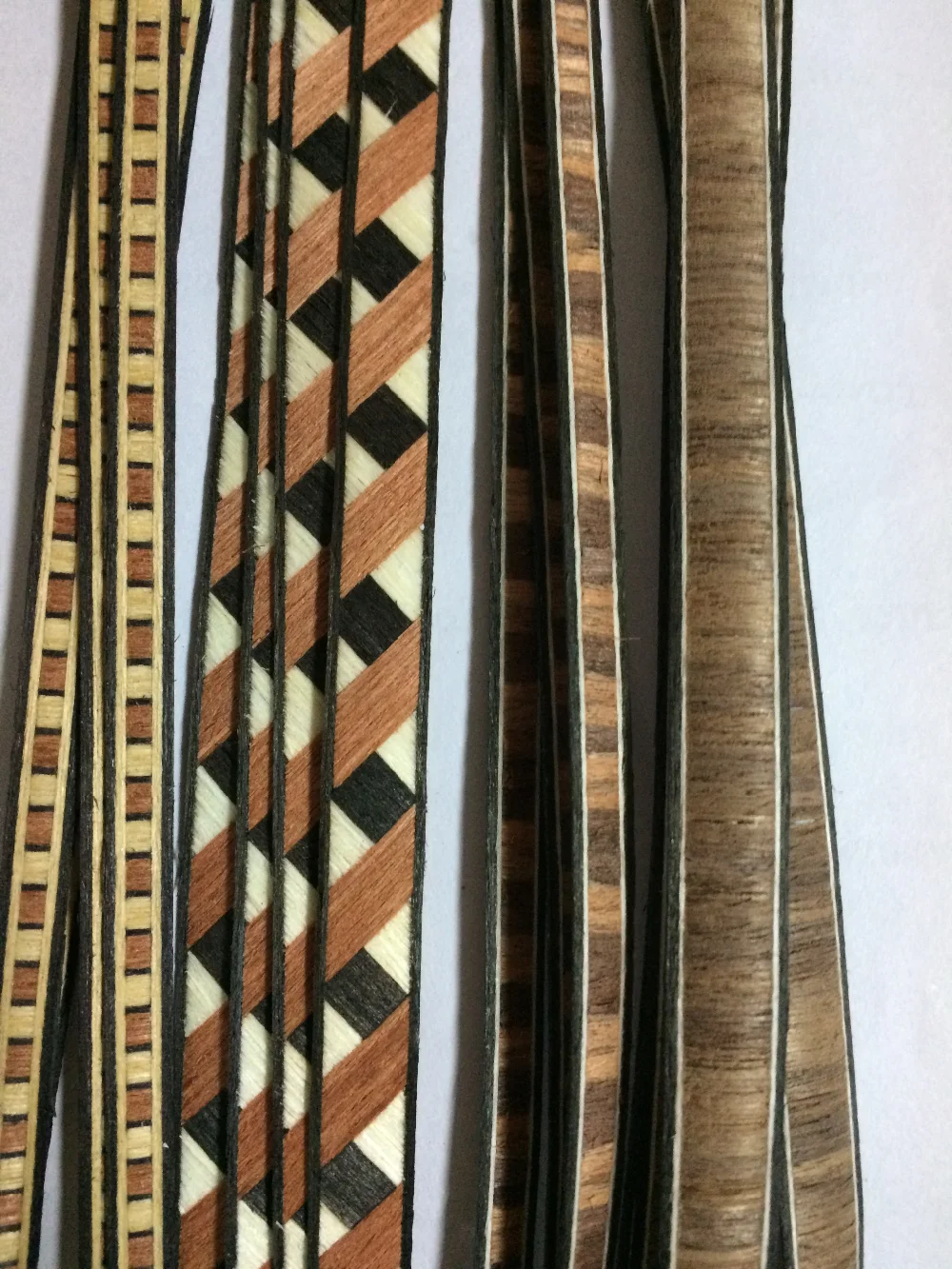 Engineered Decorative Banding Inlay Wood Veneer Inlay Marquetry For