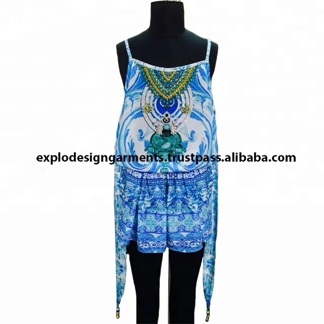 blue print jumpsuit