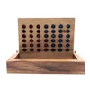The Connect a Row in 4 Children Games Wooden Board Boxes Strategy Game