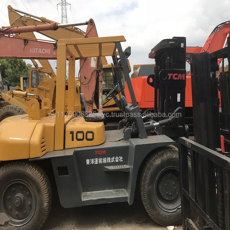 Strong Power Construction Equipment Used Tcm Fd100 Model For Heavy Work Working Condition Tcm Fd100 Diesel Forklift For Sale Buy Tcm Fd100 Diesel Forklift Tcm 10ton Forklift Diesel Digunakan Tcm