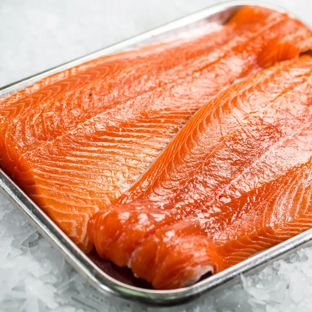 hot sale good price frozen chum salmon fish fillet