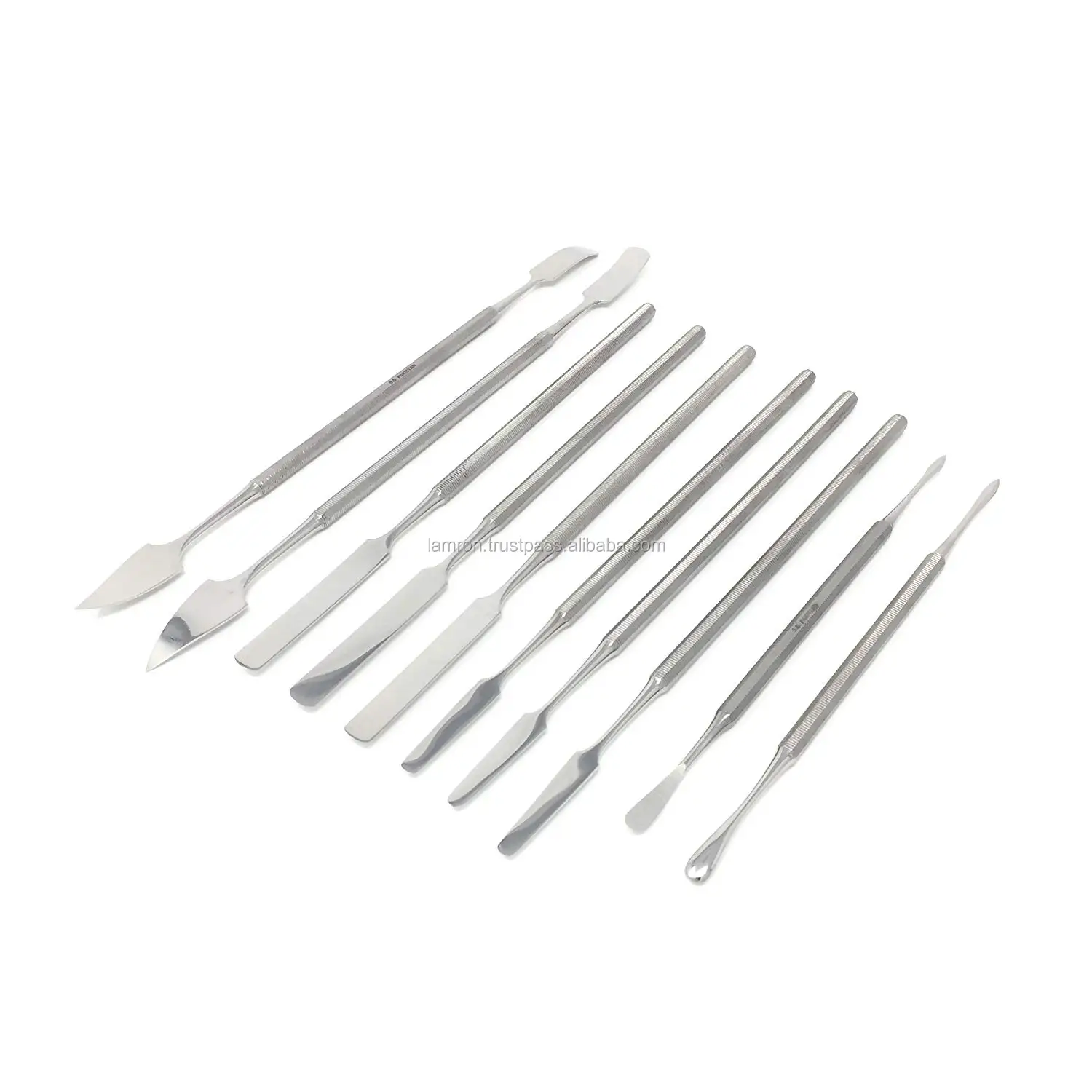 Dental Spatula Wax & Clay Sculpting Double Ended Spatula 10 Pcs
