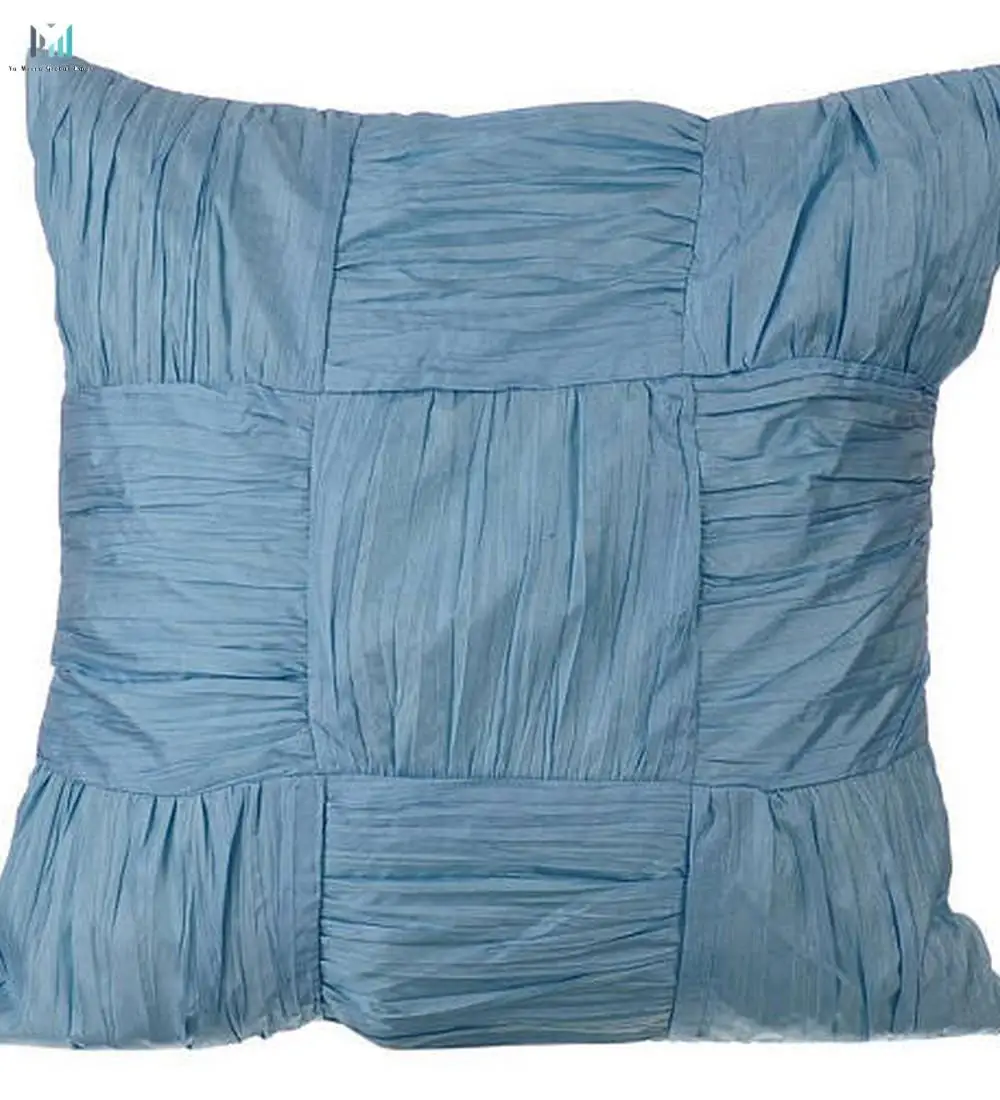 Sky Blue Couch 26 X 26 Pillow Covers Dreamy Sky Silk Textured