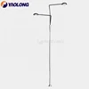 double arm street lighting pole lamp post folding lamp post for sale
