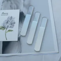 

2019 new design glass nail file manicure tools for nail art