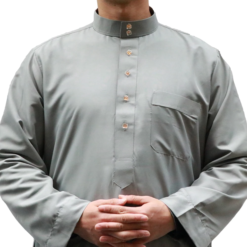 

Muslim men dress abaya in dubai araba islamic baju clothing, 6 colors mixed