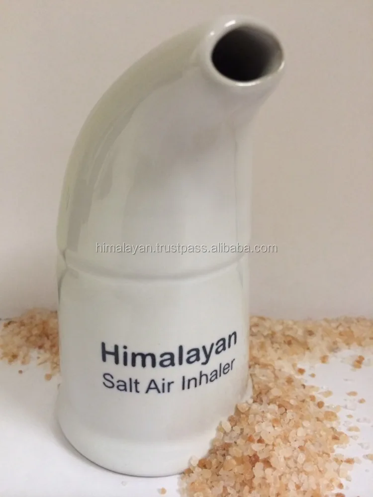 
Himalayan Crystal Salt Pipe Inhaler / Halite Salt Crystal Inhaler 