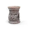 Natural Stone Aromatic Aroma Fragrance Burner Indian Traditional handcrafted Natural Carved Aroma Diffuser Essence Oil Burner