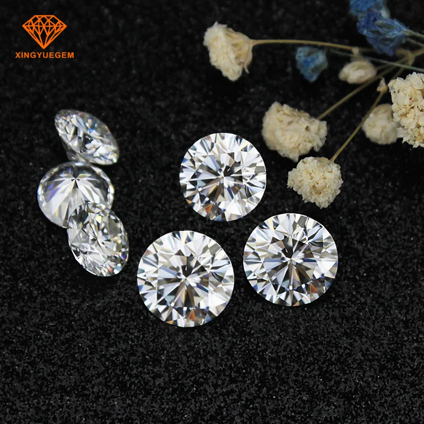 Xingyue Gems GRA Certificate Wholesale Price  DEF Color VVS Moissanite Stones for Jewelry