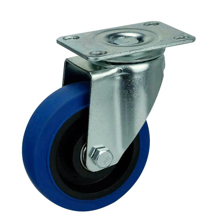 
WBD Factory Direct Supply 5inch tpr swivel castor/casters wheel with plastic center  (60767243246)