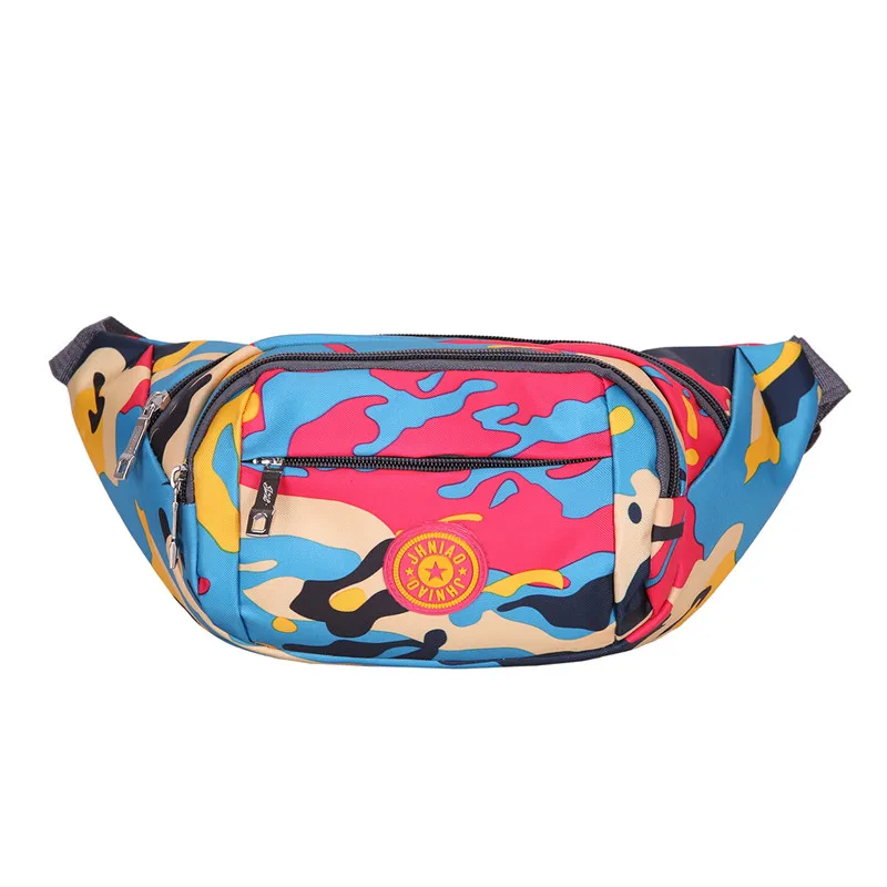 

2019 trending belt custom logo running sports men fanny pack camouflage tactical Bum waist bag, Camouflage or customized