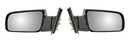 88 - 98 Chevrolet Silverado GMC Sierra Door Mirror Manual Black Pair Set Both Driver and Passenger NEW 95-99 Chevy Tahoe 92-99 Suburban 95-99 Yukon 92-94 Blazer 15764759 15764760 GM1320140 GM1321140