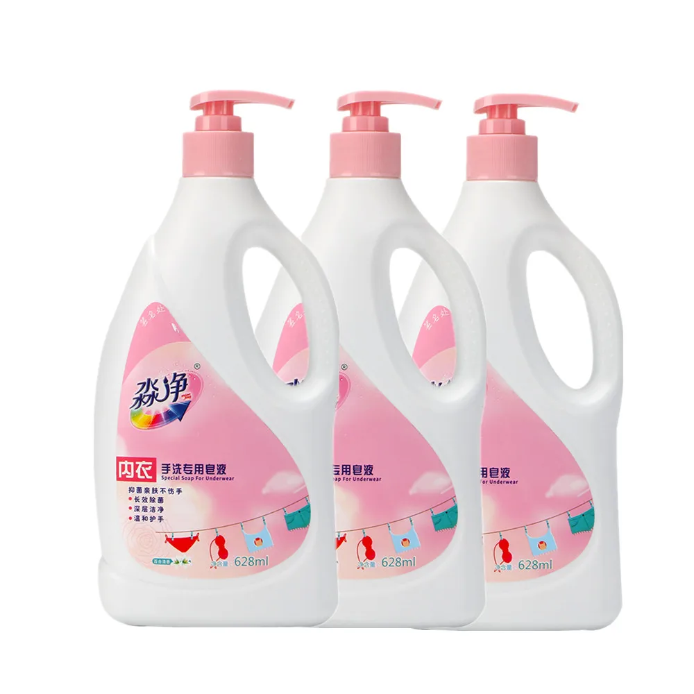 

628ml China Clothes Cleaning Laundry Detergent Organic Natural Soap Liquid cleaner soap liquid, Pink