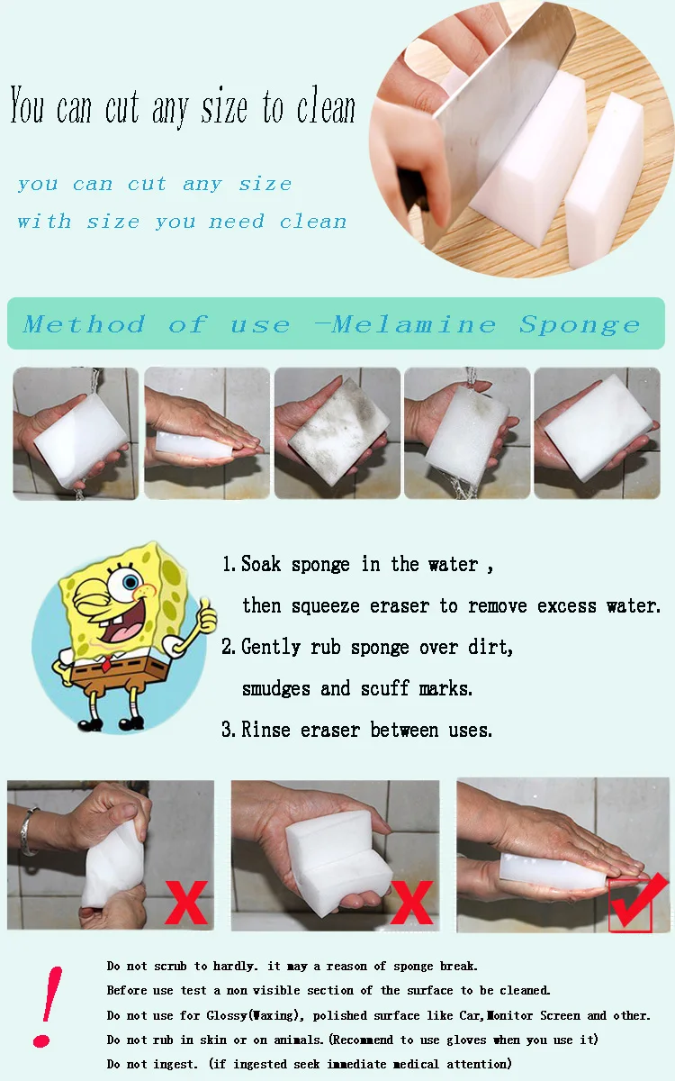 Best selling home appliance in USA, Turkey, Europe kitchen cleaning magic sponge