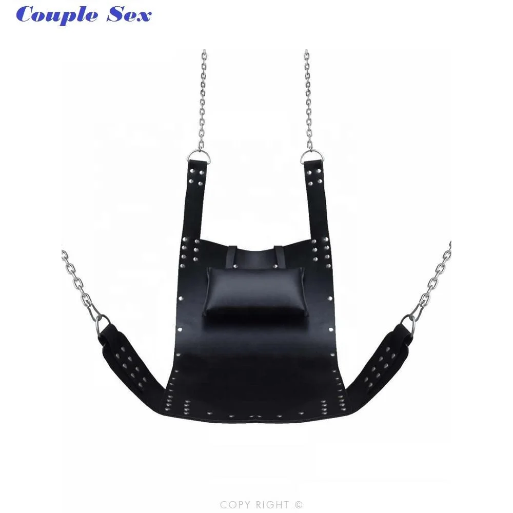 Leather Sex Swing / Sling Adult Play Room Fun 02,The Real Sex Swing is made...
