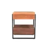 Modern Bed Room Wooden Nightstand Bed Room Furniture Antique Live Edge Acacia Wood Nightstand Vintage Solid Wood Nightstand