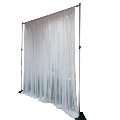 wedding backdrop square used pipe and drape for wedding