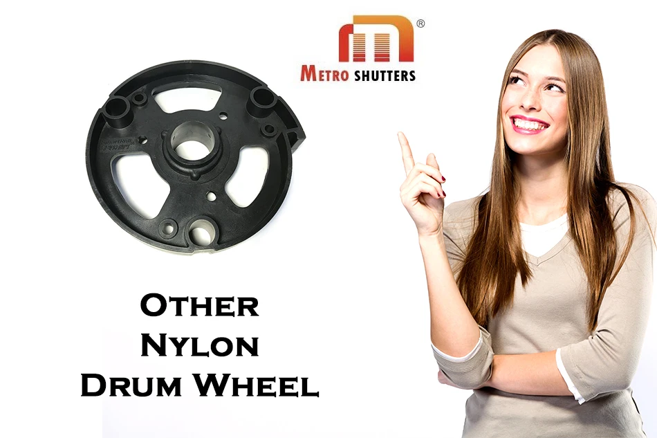 P280h Nylon Drum Wheel For Garage Door Aluminum Shutter Parts Buy