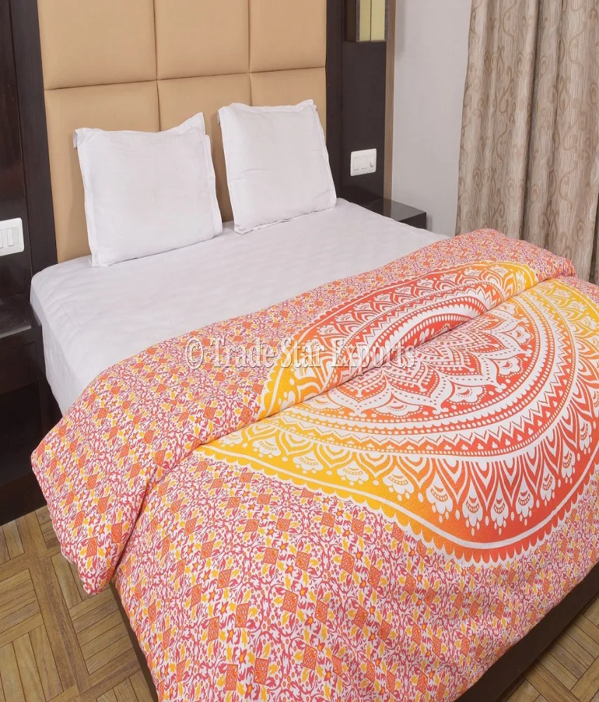 Fusion Indian Oriental Ethnic Print Duvet//Quilt Cover Set Bedding Bed Linen