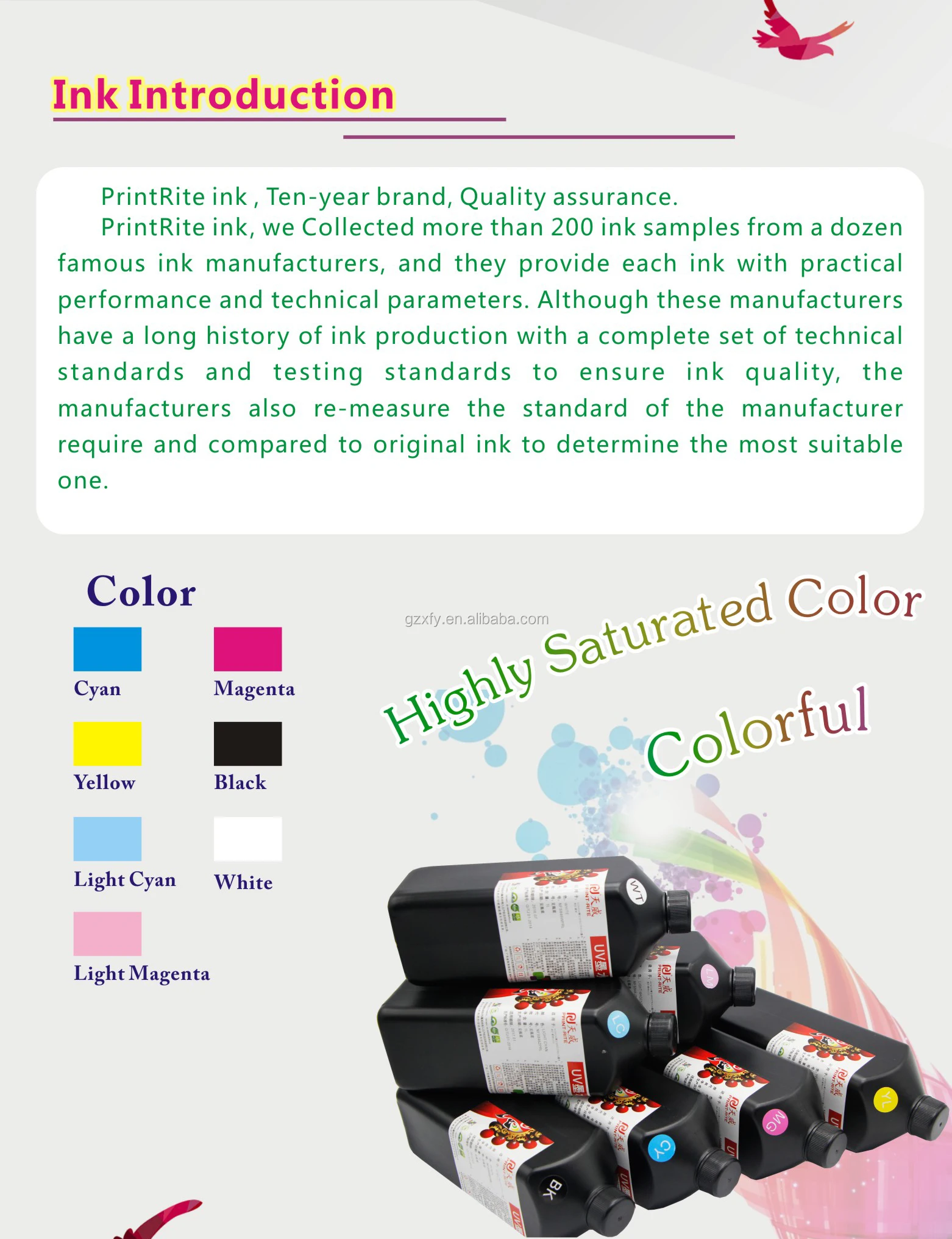 1000ml/pc Uv Printing Ink/uv Fluorescent Security Ink For Inkjet