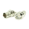 12G SDI 75Ohm BNC PCB Edge Mount Jack for 0.062 inch PCB