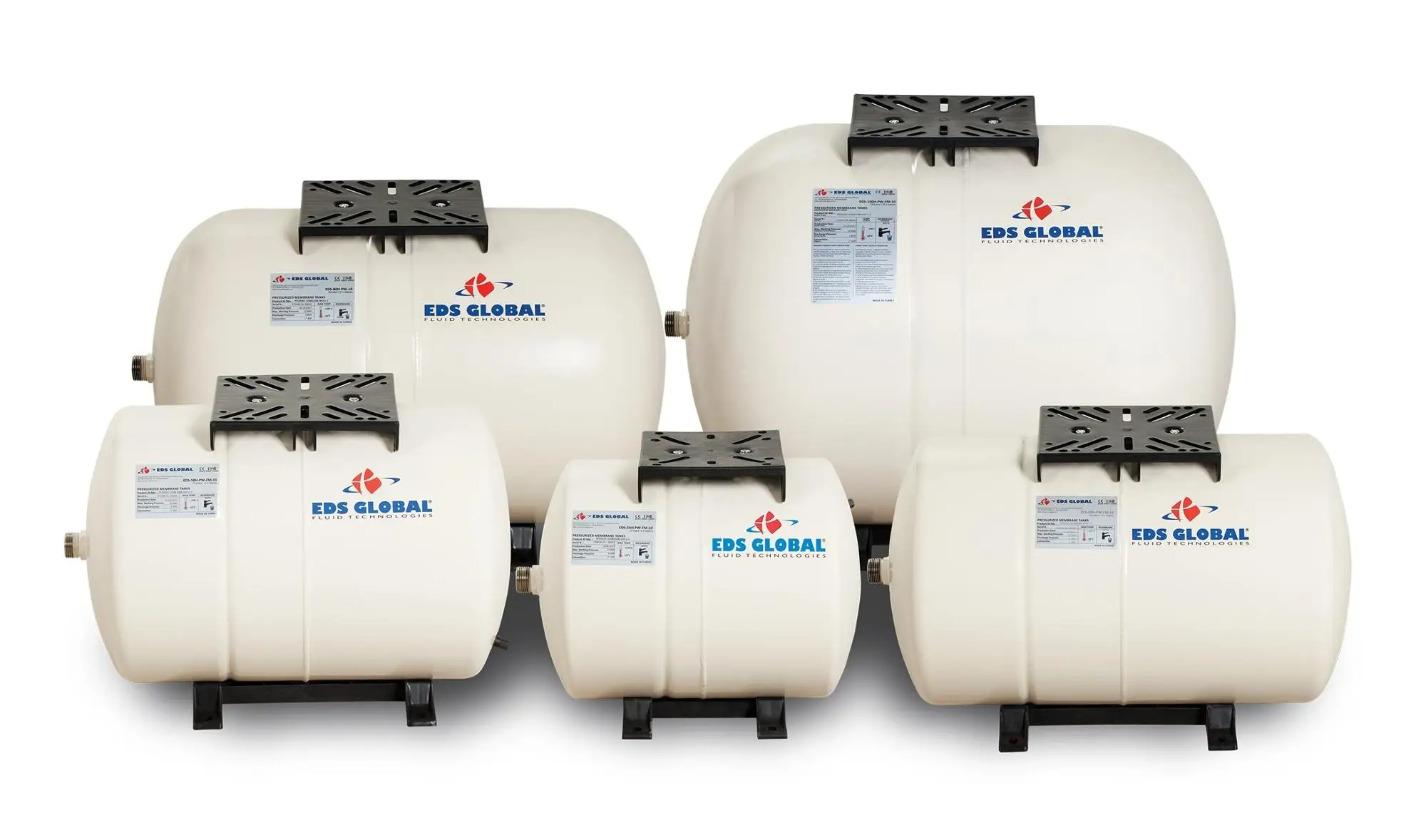 Eds Global Horizontal Diaphragm Pressure Tank Expansion Vessel Pressure Vessel Water Pump Tank