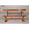 Outdoor park garden solid wood benches,outdoor wood furniture cheap,public outdoor long wood bench