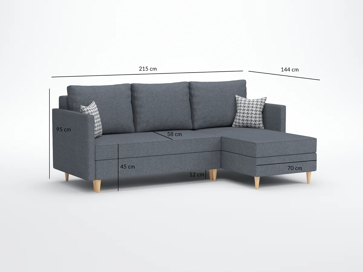 Modern Corner Sofa Couch Bed Holmen Eu Quality Scandinavian Corner Sofa Couch Bed Holmen Eu Quality
