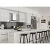 China OPPEIN Kitchen Lacquer White Kitchen Cabinet