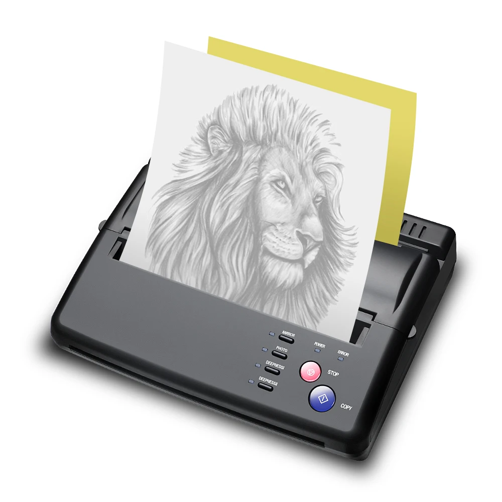 Machine de transfert de tatouage, pochoir, imprimante thermique pour  dessin, papier, fournitures d'impression - AliExpress