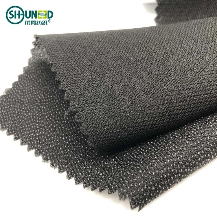 
Best selling 80gsm fusing fabric twill weaving woven interlining Adhesive 80 woven tailored interlining for jacket, suits, coats 