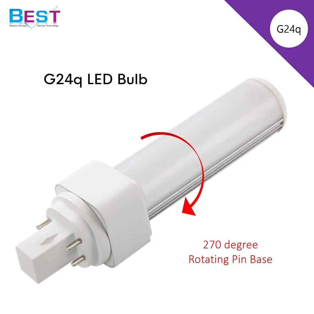 
BSET ECGall G24q LED retrofit bulb for replacing G24q 4 pin CFL 
