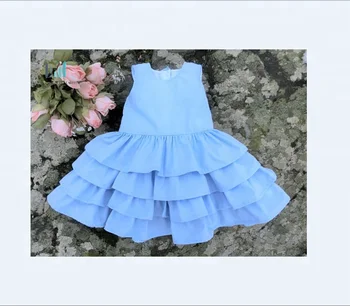 light blue baby girl dress