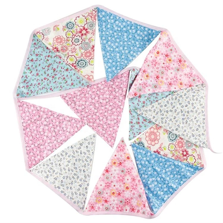 
Custom wholesale Polyester Bunting Flags String Flag 