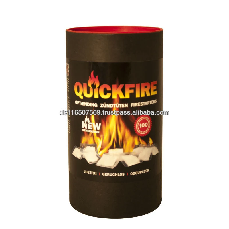 Quickfire All Purpose Wax Fire Starter For Wood Fireplace Stove