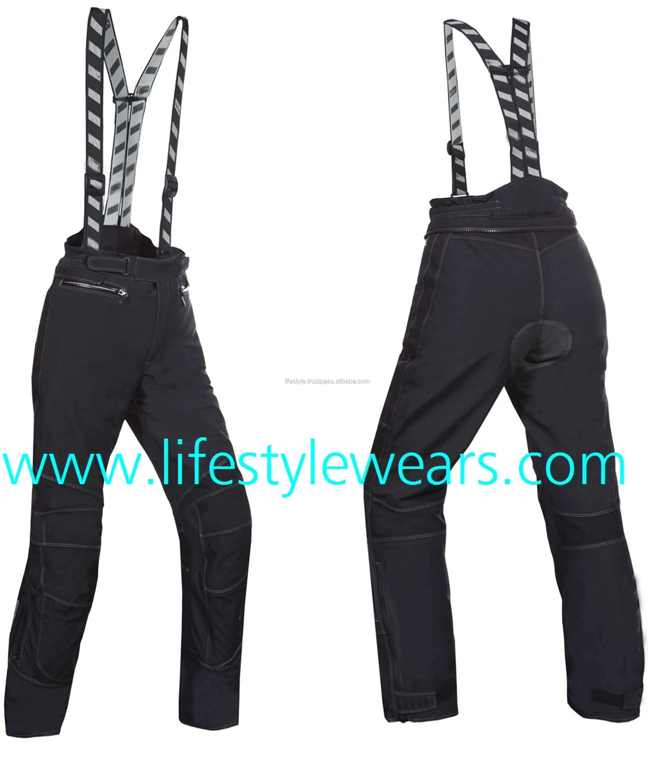 Designer Bib Overalls Orange Bib Overalls Motorcycle Leather Overalls