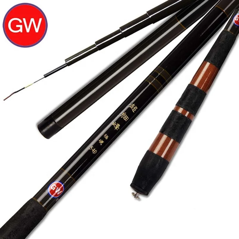 

GW 2019 New design 6.3m 7.2m stream fishing rod Ultra light spinning fishing rod carbon fiber rod