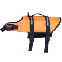 

2019 Hot Amazon Dog Preserver Lifejackets Safety reflective nylon Dog Life jacket for Swimming