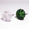 Ecofriendy natural round wooden knob kids resin drawer Carved knobs