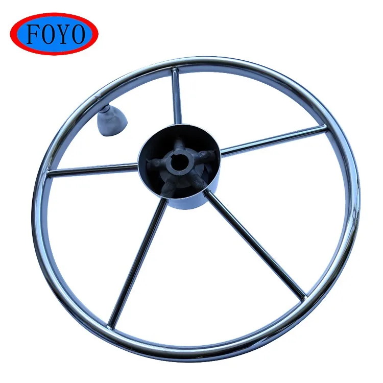 High Quality Popular Design 5 Spokes 11 Inches Boat Steering Wheel