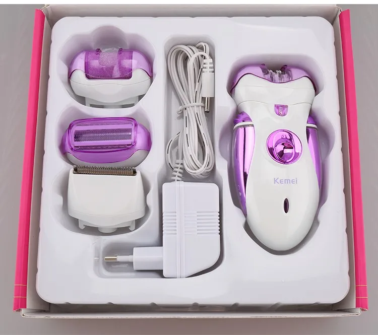 Kemei Luhao Km2530 4 In 1 Shaver Women Ladies With Body Hair Bikini