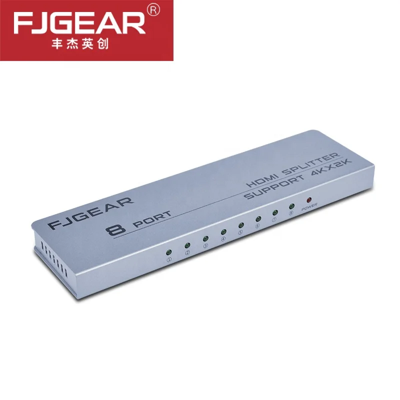 

support 4k version 2.0 60hz 1 in 8 out 8 port hdmi splitter, N/a