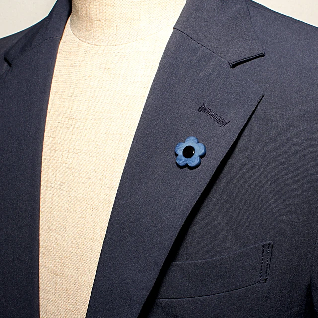 
Real Shell & Corozo Nut Boutonniere - made in Japan 